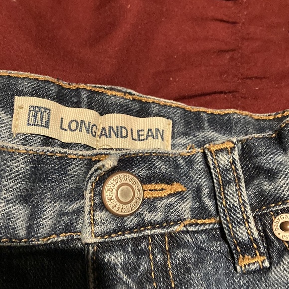 GAP LONG AND LEAN BLUE JEANS 👖 - Picture 3 of 5